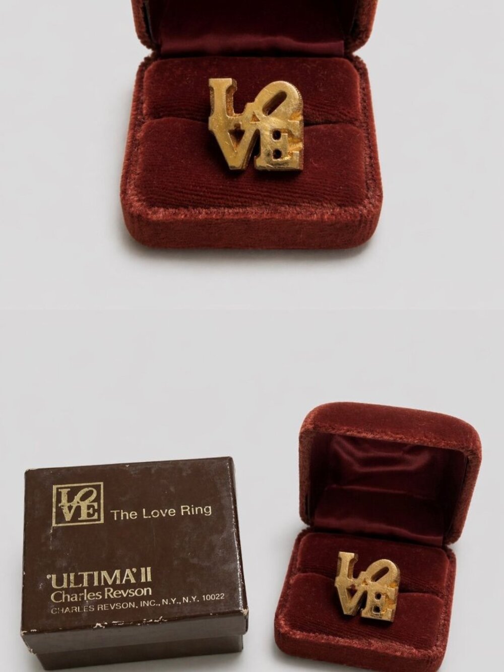 70s Robert Indiana LOVE Ring